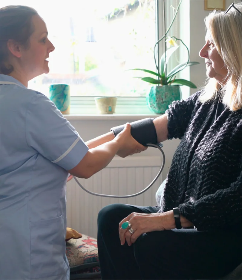 Blood-pressure-checking